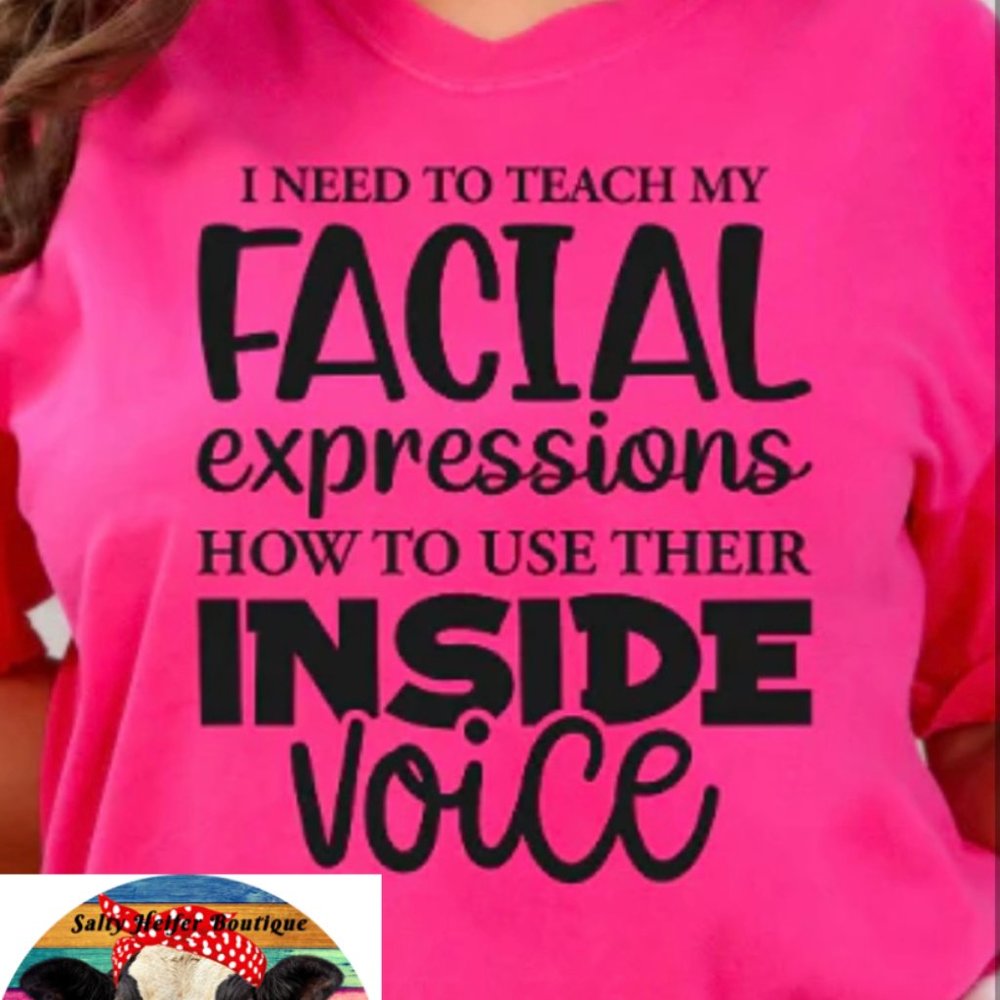 Facial Expressions Cutom Shirt